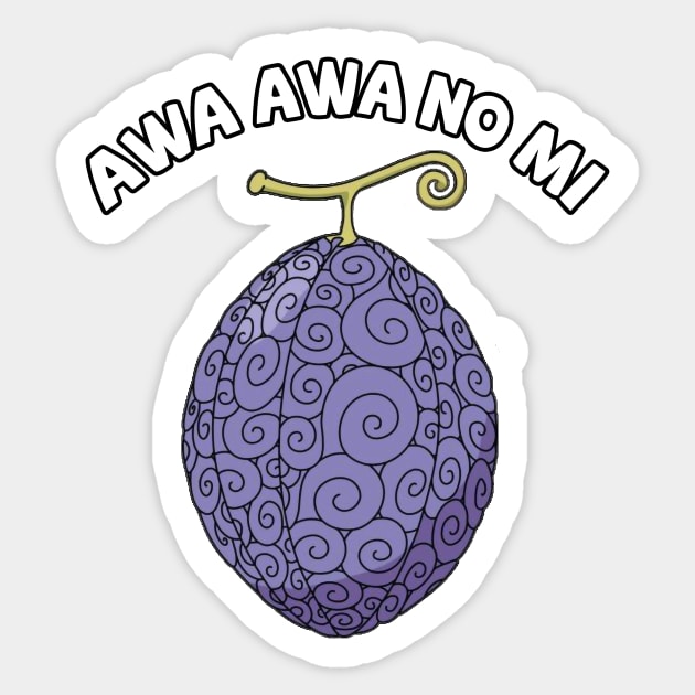 Awa Awa no Mi Devil Fruit Sticker by ManimeXP